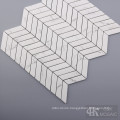 Marble Stone Look Herringbone Glass Mosaic Tile